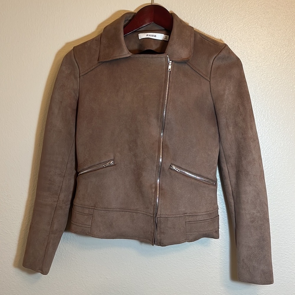 Justfab Faux Suede Jacket